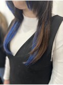 #ウルフ #ロングウルフ #レイヤーカット #ポイントカラー