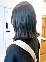 say.切りっぱなしボブレイヤーミディアム似合わせカット表参道
