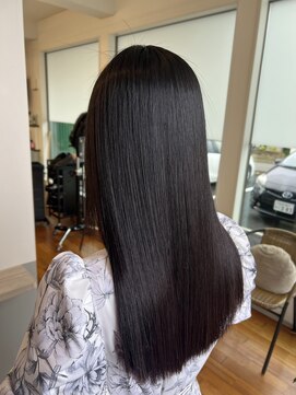 スキル 水戸(SKILL) 髪質改善ストレート/アッシュブラック