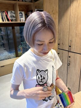 ザレミー(THE REMMY) ハンサムショート/ミニボブ/ハイトーンボブ/ホワイトカラー