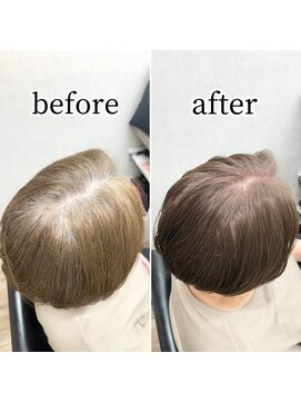 シュガー バイ エクラート 立川南口店(SUGAR by ECLART) 【髪質改善】イルミナカラー白髪ぼかし【立川】