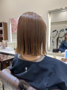 ピークアブー アヴェダ アトレ恵比寿(PEEK-A-BOO AVEDA) 大平彩 タッセルボブ ぱっつんボブ