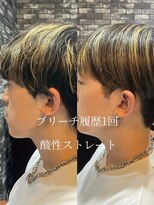 【Lilly新宿】＃メンズカット #骨格矯正カット＃酸性ストレート