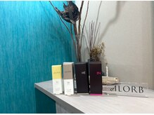 ヘアーアートミュージアム(Hair Art Museum)の雰囲気（ALORB商品取扱店です！その他豊富な商品ラインナップです♪）