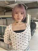 ボブの顔まわりレイヤースタイル◎