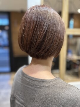 エイムヘアーティエル 鶴川店(eim hair tiele) 丸みショートボブ