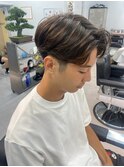 メンズニュアンスパーマ高円寺床屋バーバーパーマテーパーカット
