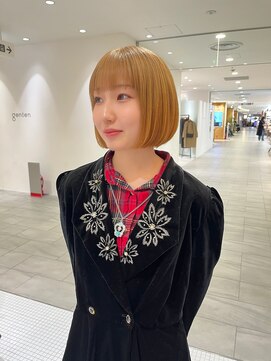 ビーハイブアヴェダ PARCO2店(BEHIVE AVEDA) 【yuuna】１ブリーチでミルクティーベージュ