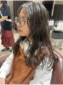 根本からパーマでふんわりボリュームアップ