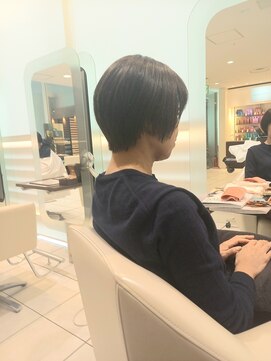 コーゾー アヴェダ 松屋銀座店(KOZO w AVEDA) 【YAMATO】東京/銀座/大人ショート/大人ボブ/耳かけ