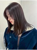 ミディアムロング美髪顔周りレイヤーおくれ毛_ba549782