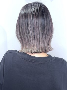 ブレイズヘアー(BLAZEhair) 【立体感デザイン】コントラストバレイヤージュ×ブリーチ2回