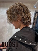 ルースト 渋谷店(ROOST)&nbsp;サーフカール×ブラウンベースハイライト