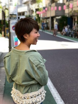 コモン 学芸大学(COMON) 暗めカラー/フェイスフレーミング[学芸大学駅/ドライカット]