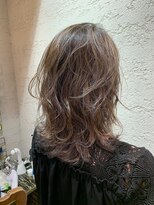 ヘアサロン アティリー(Hair Salon Attirer)&nbsp;西梅田/ボブ/グレーベージュ/白髪ぼかし/ハイライト/ベージュ