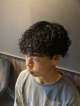 バーバーショップ ボレロ(BarberShop BOLERO) マッシュ　シャドウパーマ