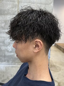 リット(lit.) スペインカール/スパイキーショート/ブルーブラック/守谷