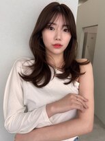 ソヨン 茨木店(SOYON)&nbsp;《SOYON》セミロングレイヤー　垢抜けカット 顔周りレイヤー