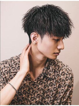 MEN’S HAIR/波巻ツイストスパイラル/フェザーパーマ/京都河原町