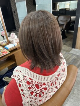 アクティブ 梅島店(Active) 明るめグレージュカラー×ハイライト