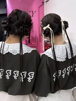 ジェプシー(JPCY) ヘアセット/ツインお団子/ヘアメ