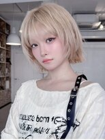 ナイロン 西葛西店(NYLON.)&nbsp;＜NYLON.＞ハッシュカット×ハイトーンボブ