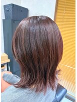 ゴロクヘアー(56 hair)&nbsp;ローズピンク外ハネ【56hair 戸越銀座】