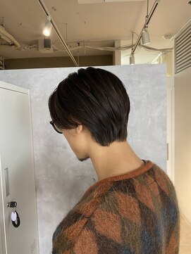 モク(mok) 毛流れ ナチュラルセンターパート