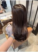 韓国ストレート×オリーブベージュ