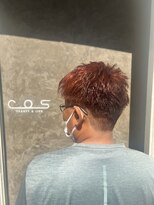 コス(COS) 【COS/平塚/加藤】オレンジカラー/ダブルカラー◎眉毛カット