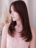カバーヘア ブリス 戸田公園西口店(COVER HAIR bliss)&nbsp;小顔ロングウルフカット美髪ピンクベージュブリーチなし20代a