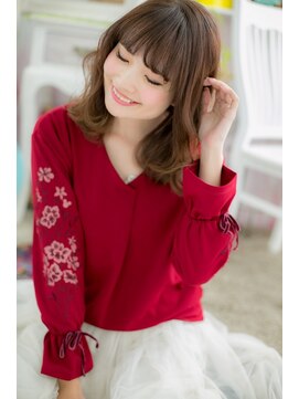 ヘアアンドビューティー ミック(Hair & Beauty miq) ゆるっとカール♪抜け感セミディ(miq阿佐ヶ谷)