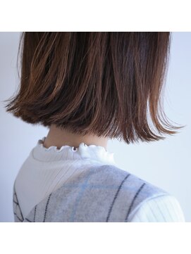 ツイギー 宮西店(TWiGGY) ナチュラル可愛い切りっぱなしボブ