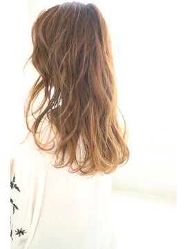 ケアシンサイバシ(CARE shinsaibashi) ゆらっとリラクシーなロング×シースルーバング