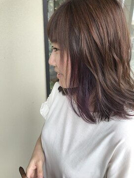 プレタポルテ(Pret-a'-Porter) インナーカラー×バイオレット