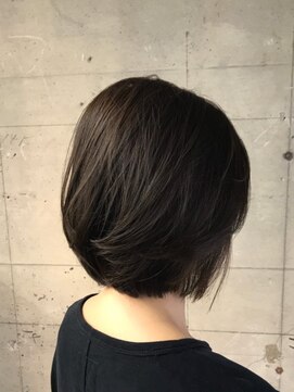 オッソ(OSSO) ブラックショート_ワンサイドショートブランジュ