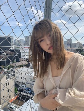 エクリ シセイドウ 麻布十番店(equri×SHISEIDO) 《麻布十番》エアリー感×切りっぱなしツヤストレート