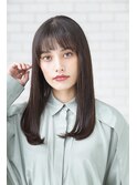 切りっぱなしストレート
