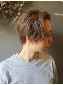 ハンサムショート×くせ毛風ニュアンスパーマ！　担当　遠藤至