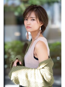 ブエナビスタ(BUENA VISTA) ☆BUENAVISTA☆小顔耳かけショートボブ大人かえわいいベージュ