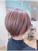 丸みショートボブ