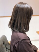 ネイロ 錦糸町(NeiRo)&nbsp;カーキグレージュマッシュショート大人かわいいフェザーバング