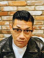 ヒロギンザバーバーショップ 丸の内店(HIRO GINZA BARBER SHOP)&nbsp;アイパー×サイドパート×フェードカット【東京/丸の内/大手町】