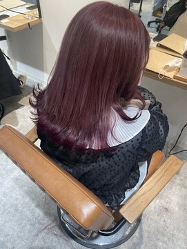 シェノン 奈良橿原店(CHAINON) ブリーチ必須◎pink color/ 裾カラーlavender