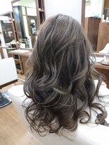 ヘアーメイク ロコ(HAIR MAKE ROCO) グレージュハイライト