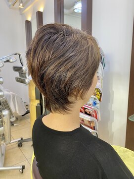 ヘアアーク(HAIR arc) 大人ショート#ブルージュ#京成津田沼#奏の杜#京成大久保#白髪◎