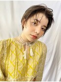 20代30代40代センターパート×フレンチショート１