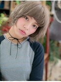 大人ガーリーウザバング小顔ウルフボブh2戸田公園10代20代30代