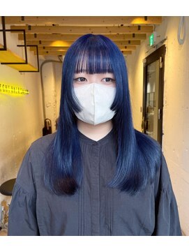 エイト 福岡天神店(EIGHT fukuoka) ネイビーブルーカラー