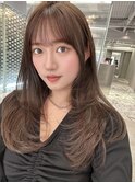 《xena/中島》顔まわりレイヤー×赤みの無いベージュ